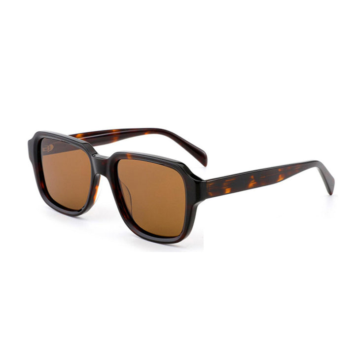 Dame kvadratisk solbrille med moderne mønster Skanto
