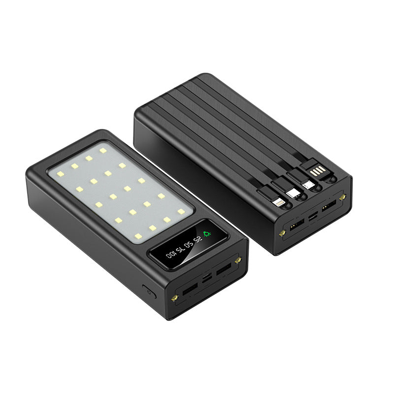Multifunksjonell Powerbank med LED-skjerm Skanto