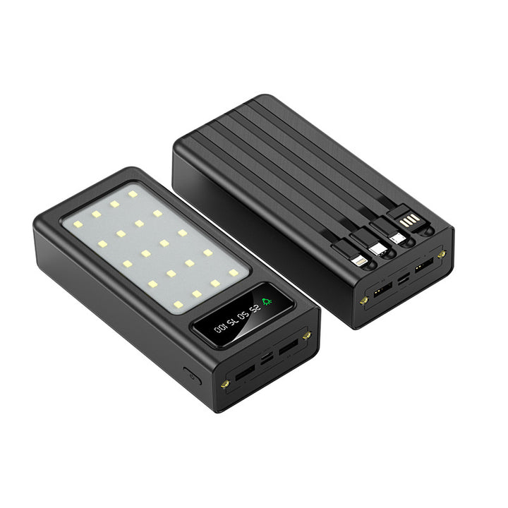 Multifunksjonell Powerbank med LED-skjerm Skanto