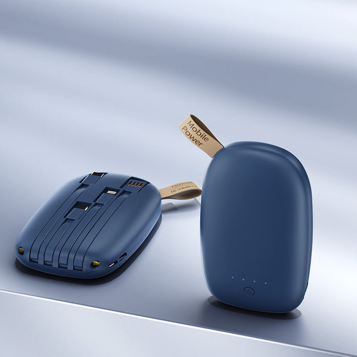 Høyytelses powerbank med integrert forbindelse Skanto