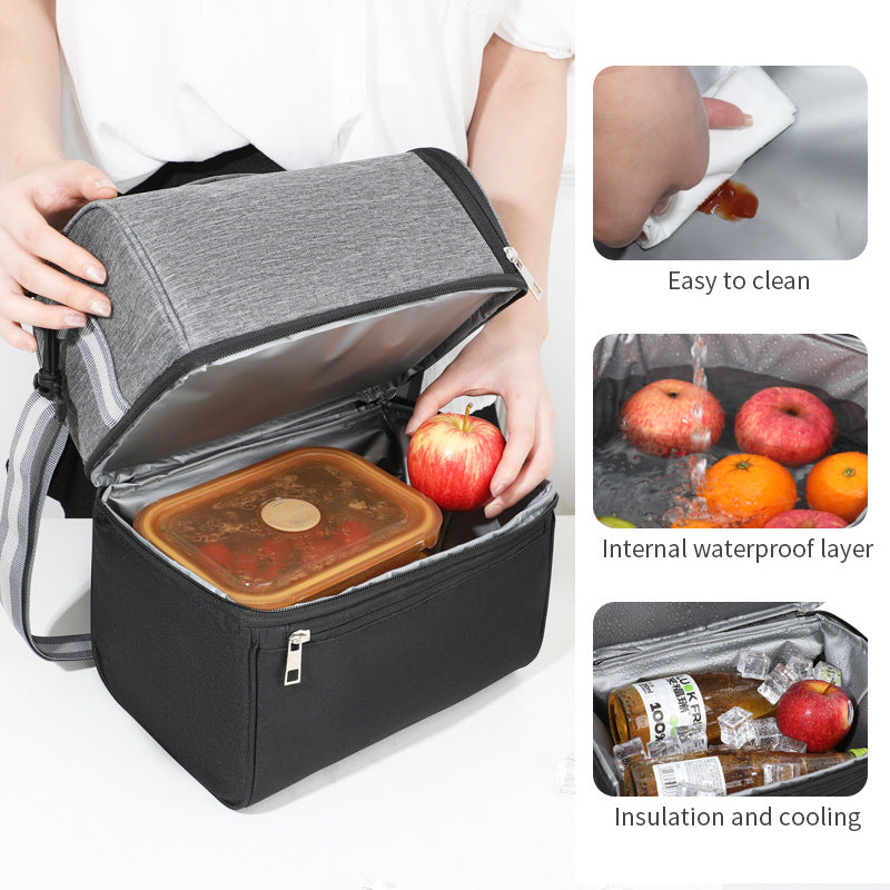 Isolert kjølebag med praktiske rom Skanto