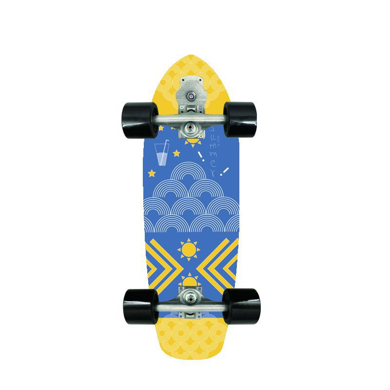 Retro-inspirert mini cruiser skateboard Skanto