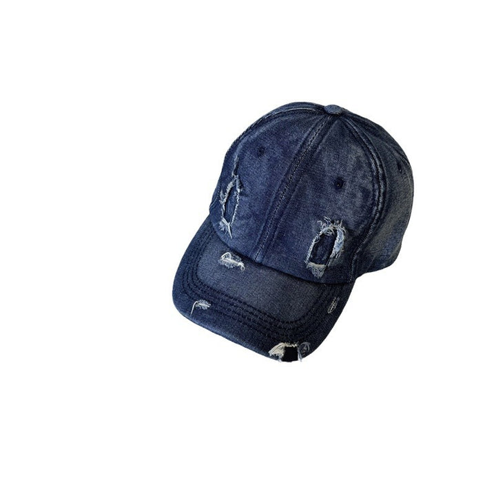 Herre Slitt Denim Baseball Caps Skanto 1783921899