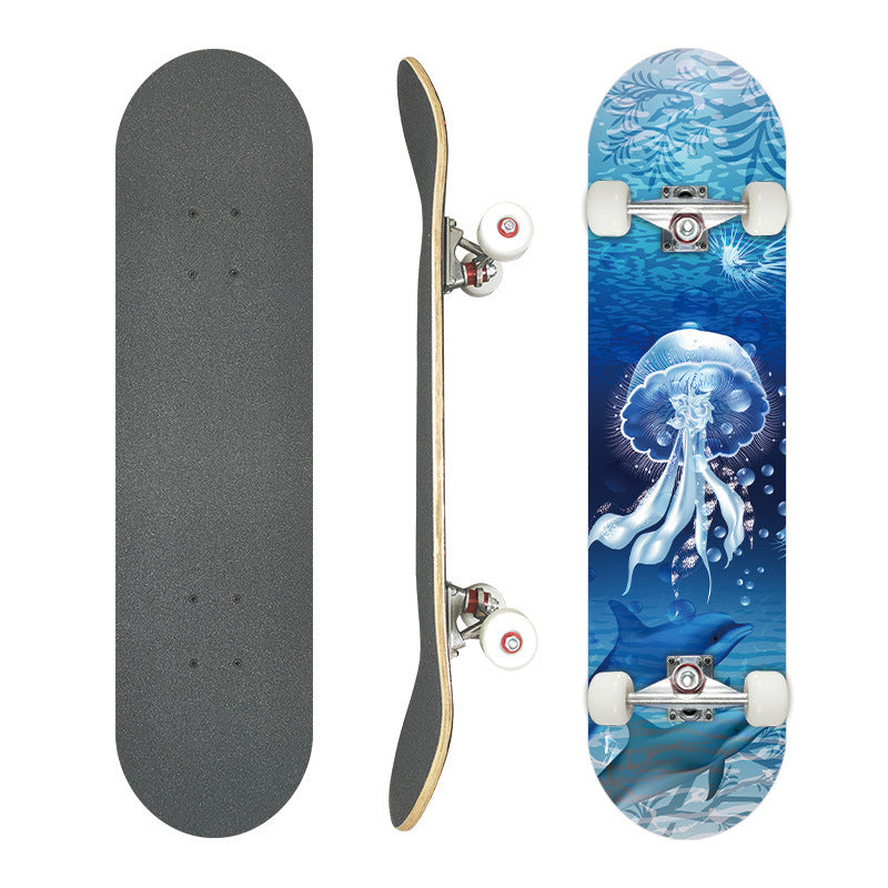 Grafisk Kunstnerisk Skateboard Skanto