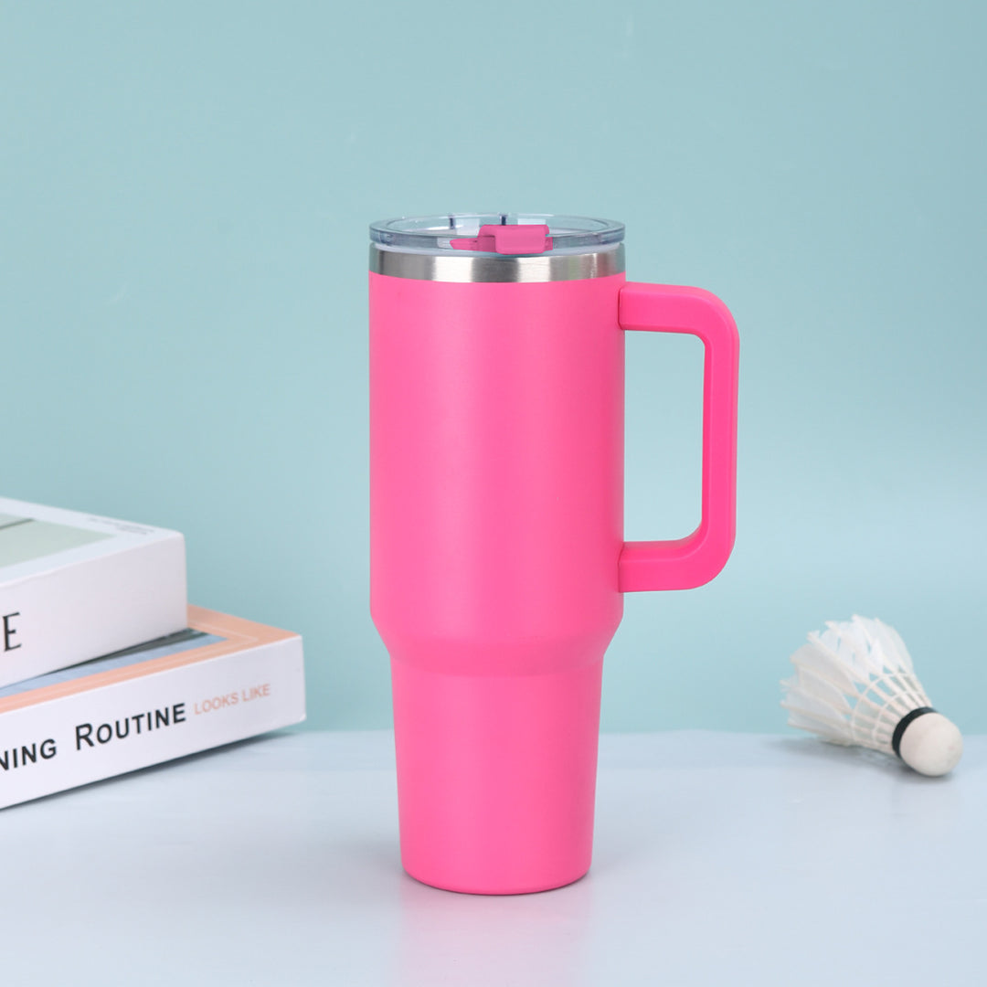 Kvinne Høy- kvalitet Termisk Kopp med Ergonomisk Håndtak og Leak-Proof Lokk Skanto