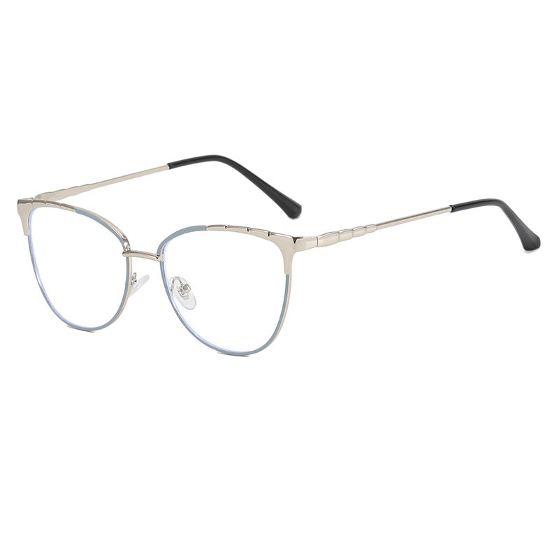 Dame Cat-Eye briller med fine metallakenter Skanto