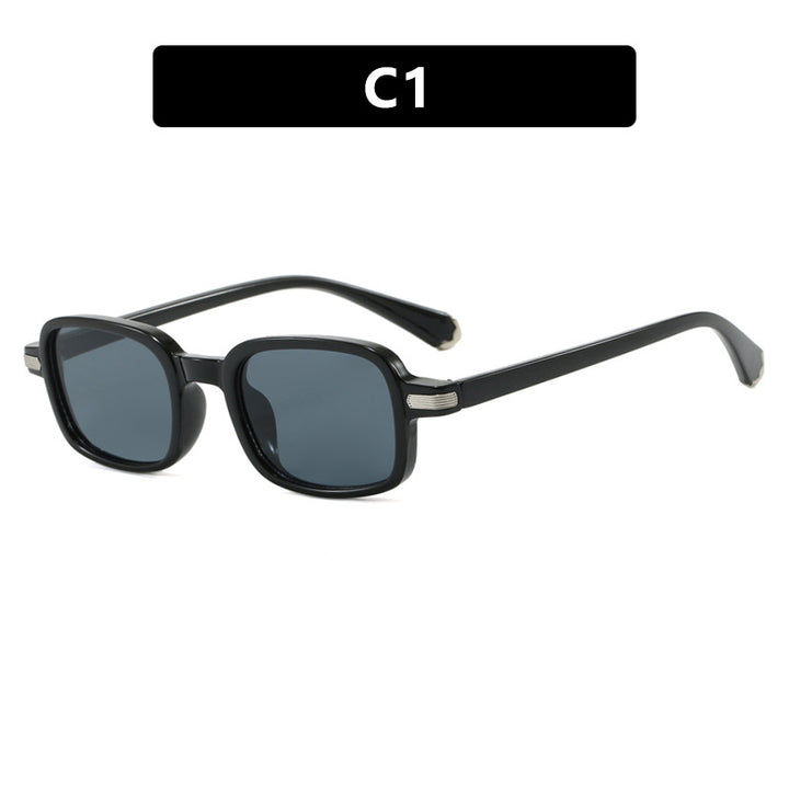 Dame moteriktig kvadratisk solbrille i trendy skilpadde-design Skanto