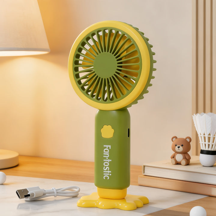 Damer Bærbar Mini-vifte med sprayfunksjon og USB-ladealternativ Skanto
