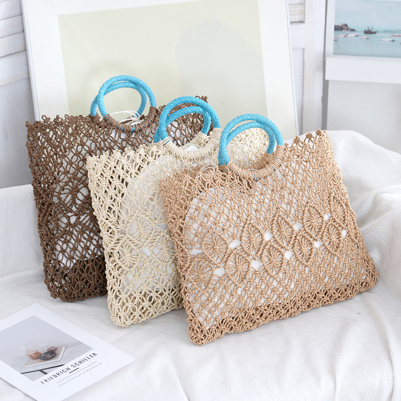 Makramee Shopping Bag med Kunstneriske Design Skanto