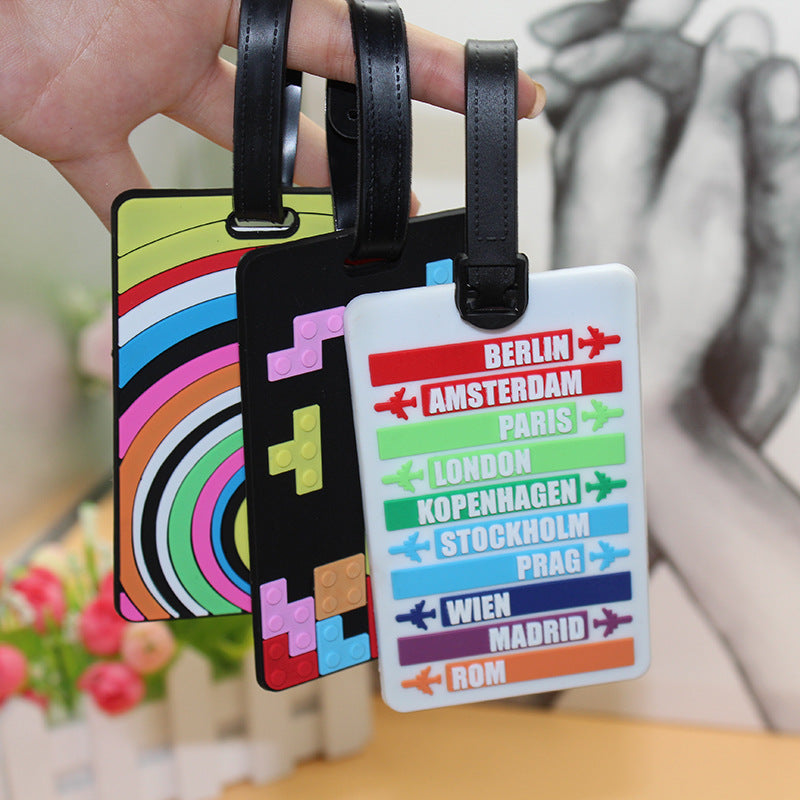 Unisex Travel Theme Luggage Tag Skanto