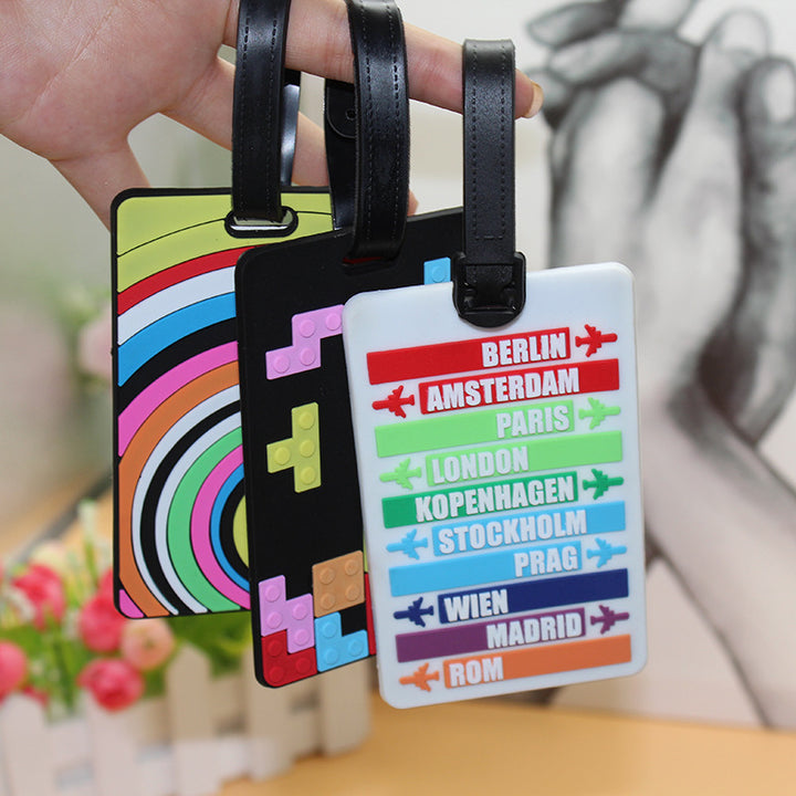 Unisex Travel Theme Luggage Tag Skanto