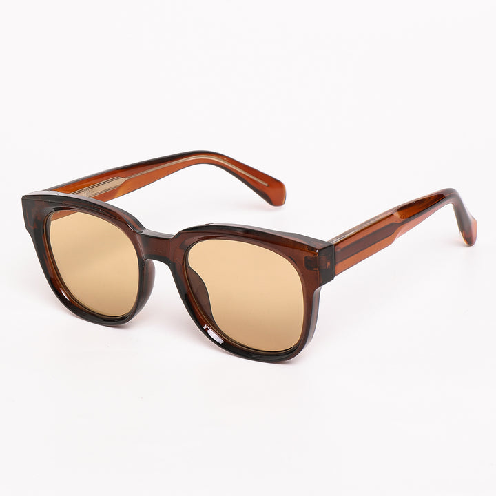 Dame moteriktig solbrille i elegant kvadrat-design med UV-beskyttelse Skanto