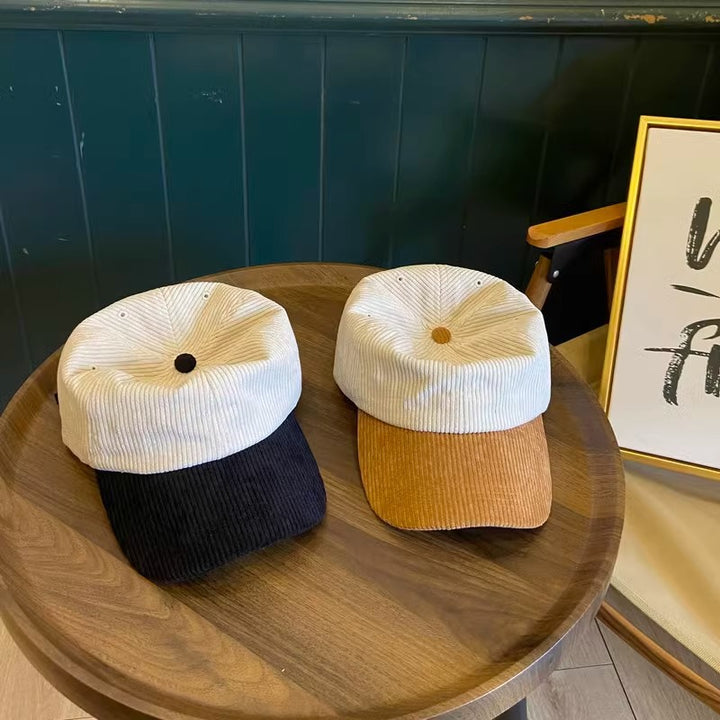 Kvinnenes kordfløyels baseball cap Skanto