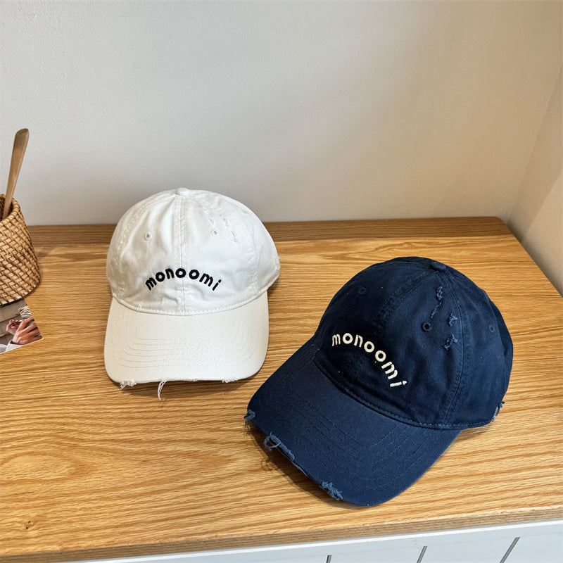 Kvinne Slitt Bomull Baseball Caps Skanto