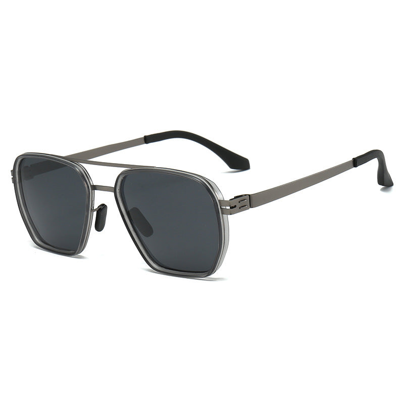 Damer moderne oversized firkantet solbrille Skanto