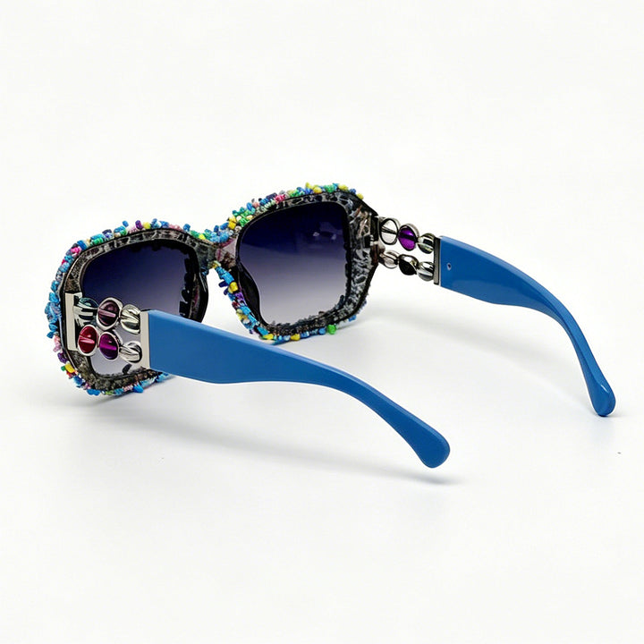 Dame solbrille med kreativ godtepryd Skanto