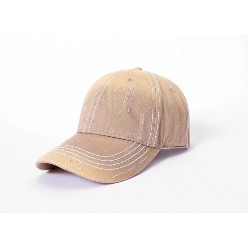 Men's Classic Distressed Cotton Baseball Cap Skanto