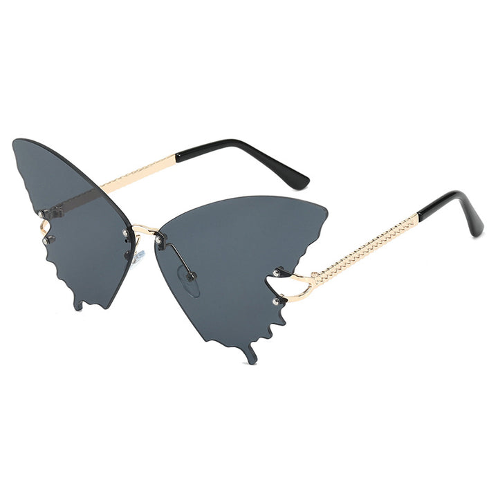 Damer ekstravagant sommerfugls-solbrille Skanto