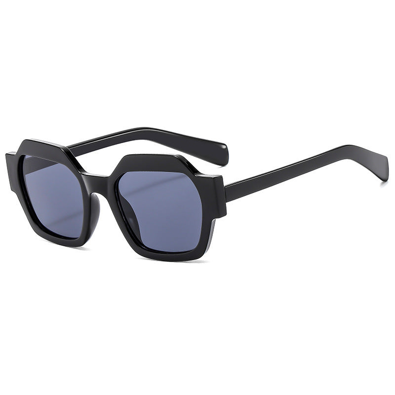 Damer geometrisk solbrille med moderne ramme og UV-beskyttelse Skanto