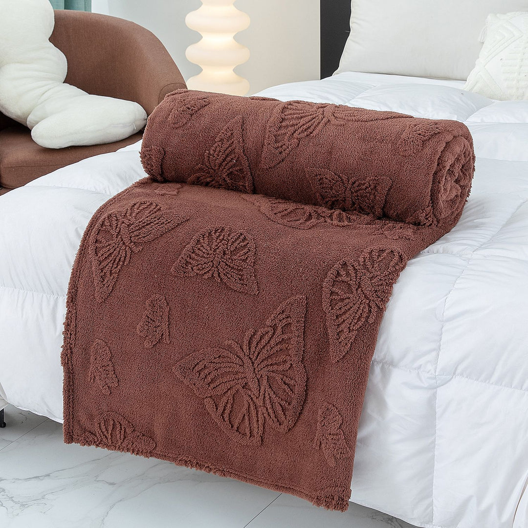 Dame Cozy blandingsvevde teppe Skanto