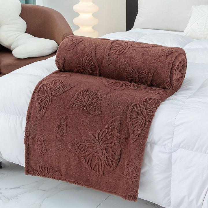 Dame Cozy blandingsvevde teppe Skanto