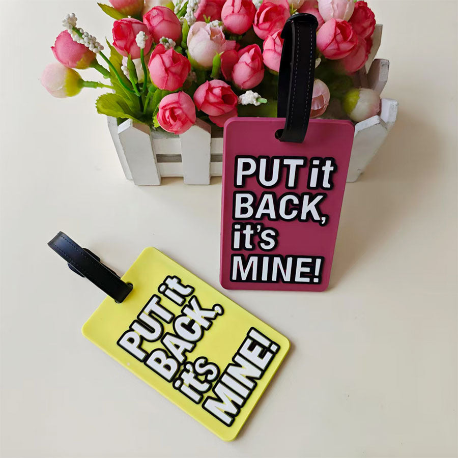 Unisex Playful Statement Luggage Identifier Skanto