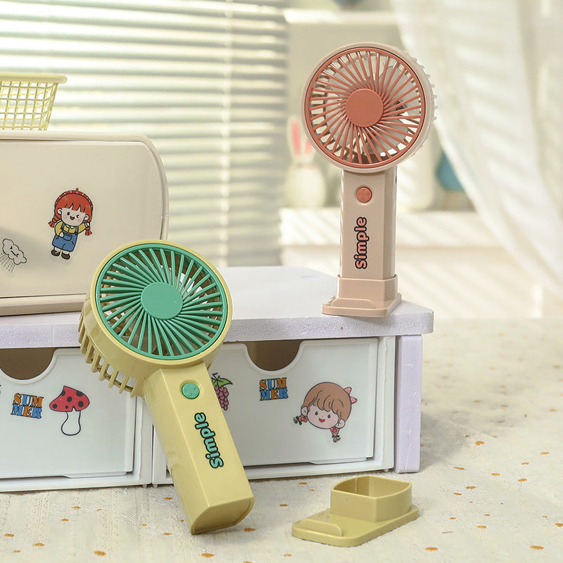 Damer bærbar mini-håndvifte med USB-tilkobling og ergonomisk design Skanto