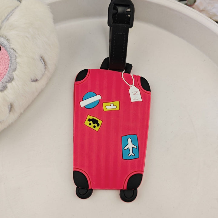 Unisex Bagasjeetikett i lekent reiseveske-design Skanto