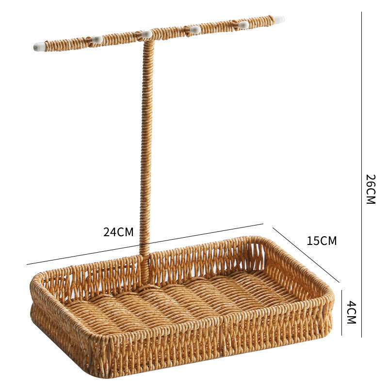 Unisex Allsidig Oppbevaringskurv med Krok Skanto