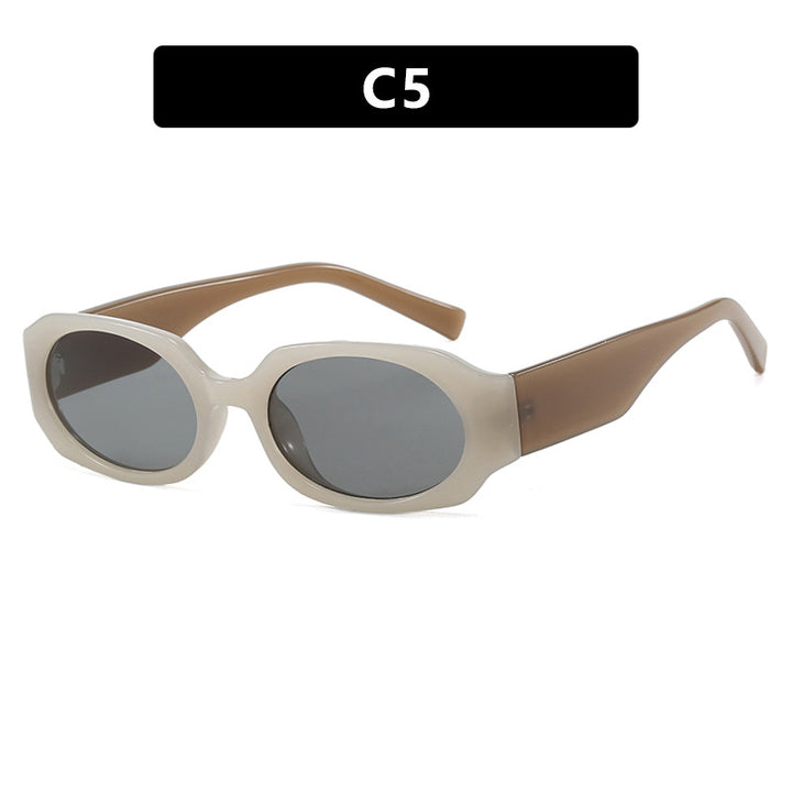 Dame ekstravagant solbrille i stilfull retro-design Skanto