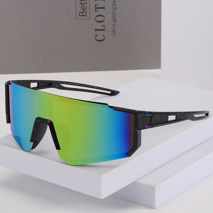 Men's Futuristic Oversized Shield Sunglasses Skanto