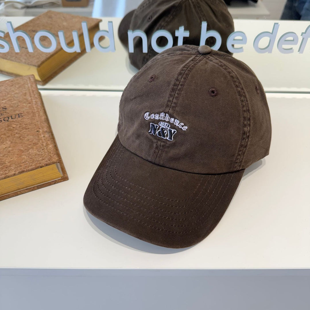 Kvinnebrodert bomull baseballcap Skanto