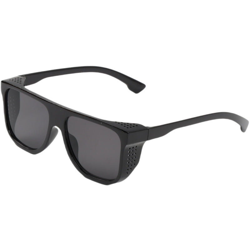 Dame moterik oversized solbrille med unik aksent Skanto