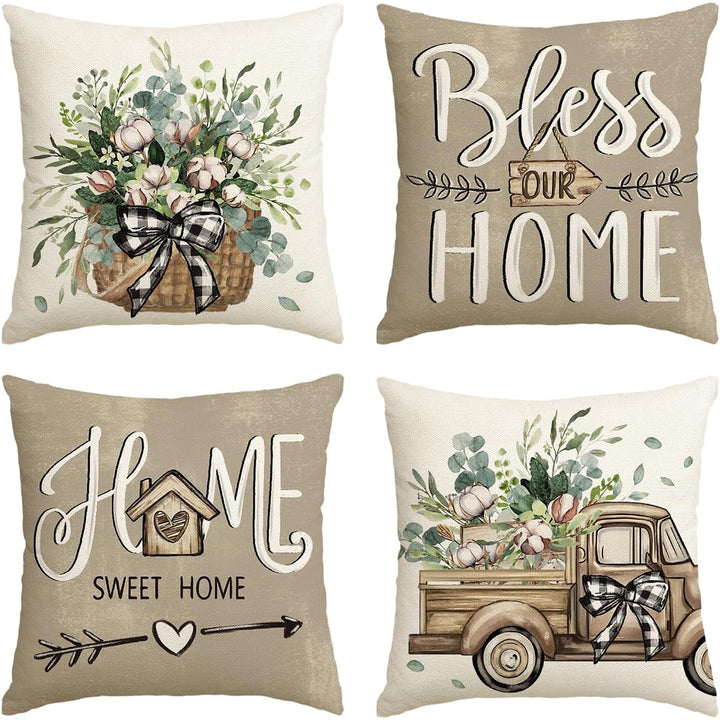 Women’s pillowcases with cheerful sunflower design Skanto