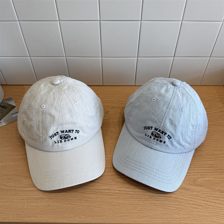 Kvinnenes Casual Brodert Justerbar Baseball Caps Skanto