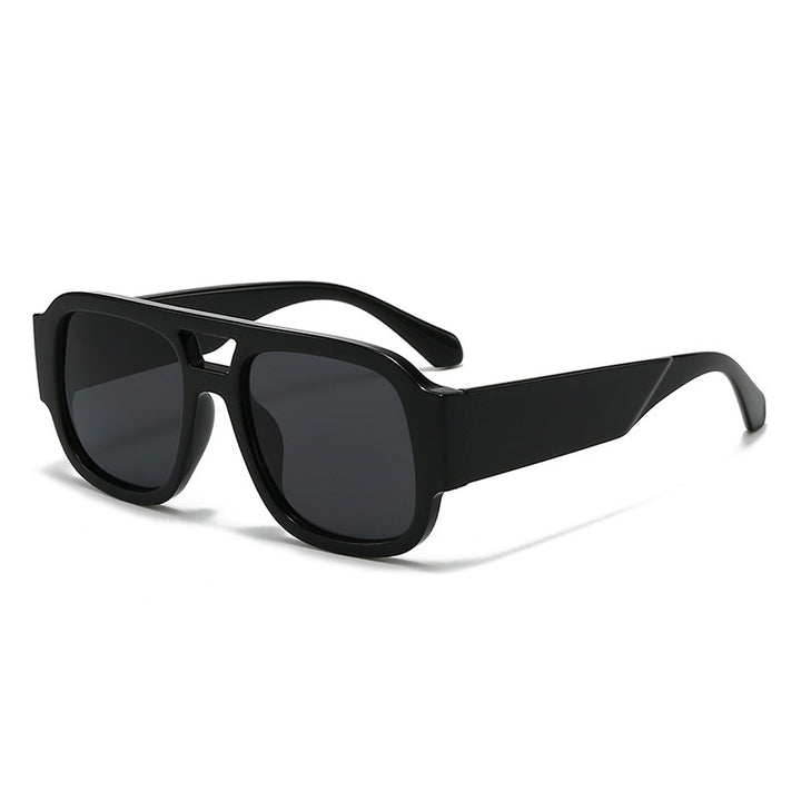 Unisex Bold Frame Retro Solbriller Skanto