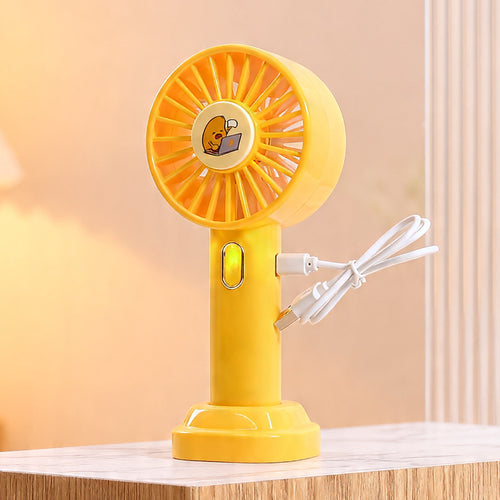 Damers bærbare håndvifte med USB-tilkobling og morsom design Skanto