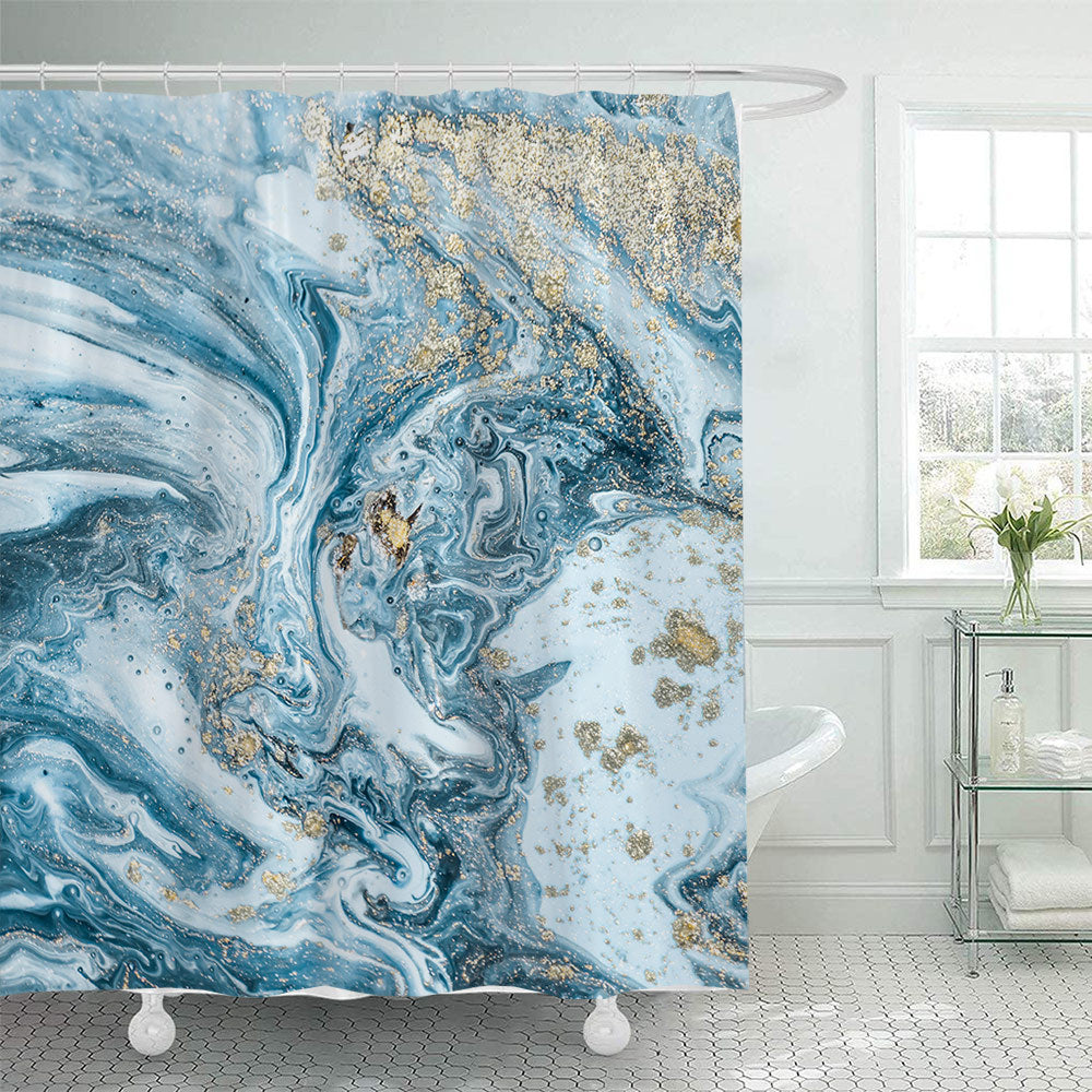 Elegant marmorert dusjforheng Skanto
