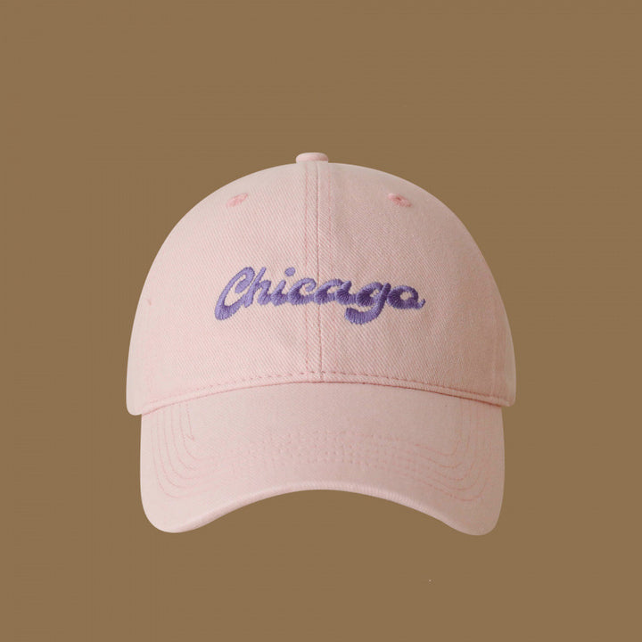 Kvinne Bomull Brodert Logo Baseball Cap Skanto