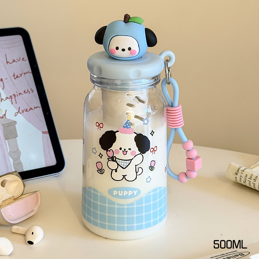 Dame Frukt-Infuser-Flaske med praktisk utløpsstopp Skanto