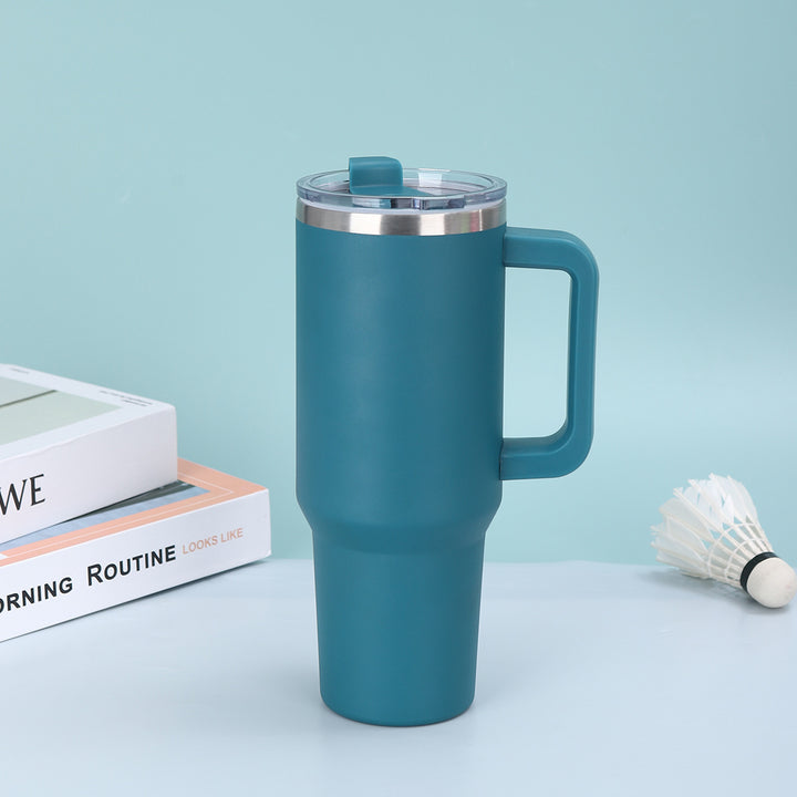 Kvinne Høy- kvalitet Termisk Kopp med Ergonomisk Håndtak og Leak-Proof Lokk Skanto