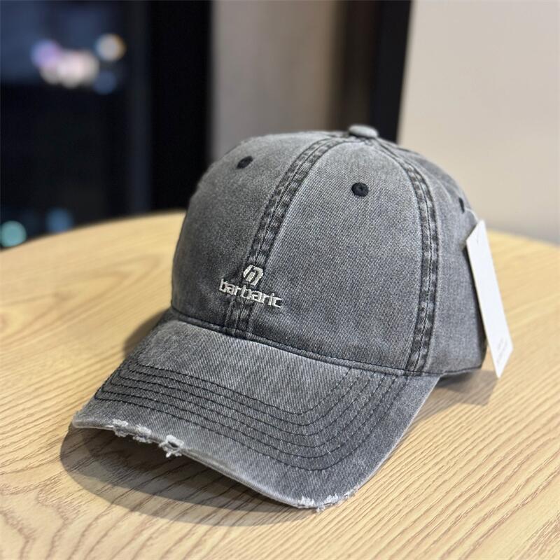 Men's Distressed Cotton Twill Baseball Cap Skanto
