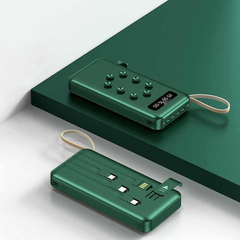 Powerbank med digitalt ladeindikator Skanto
