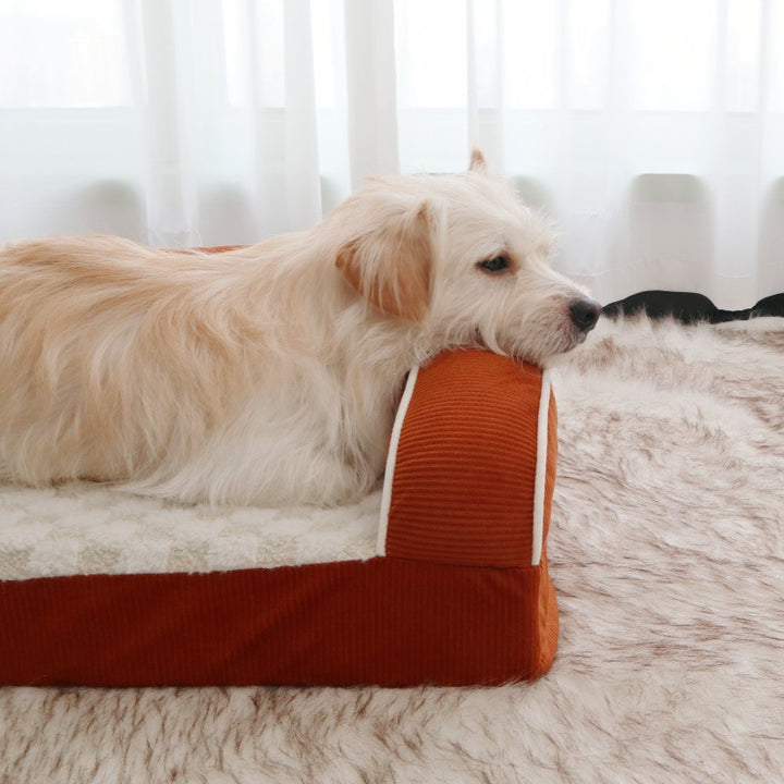 Ortopedisk forsterket hundeseng