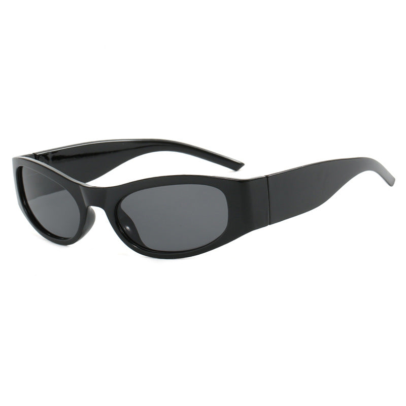 Dame sporty solbriller med bred ramme og UV-beskyttelse Skanto