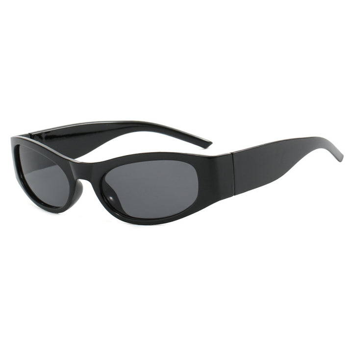 Dame sporty solbriller med bred ramme og UV-beskyttelse Skanto