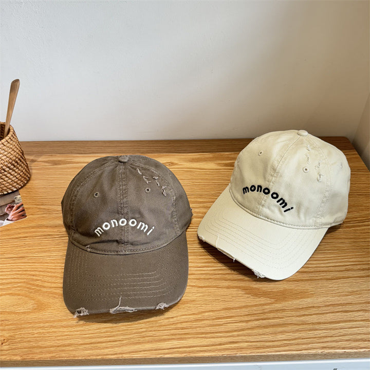 Kvinne Slitt Bomull Baseball Caps Skanto