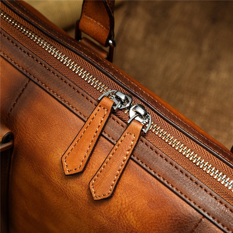 Elegant Aktetaske med Uttakbart Laptop-rom Skanto