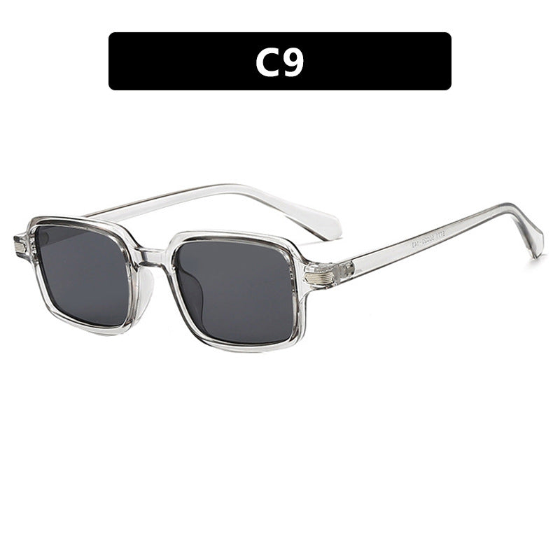 Dame kvadratisk solbrille med beskyttende UV-filter og robust ramme Skanto