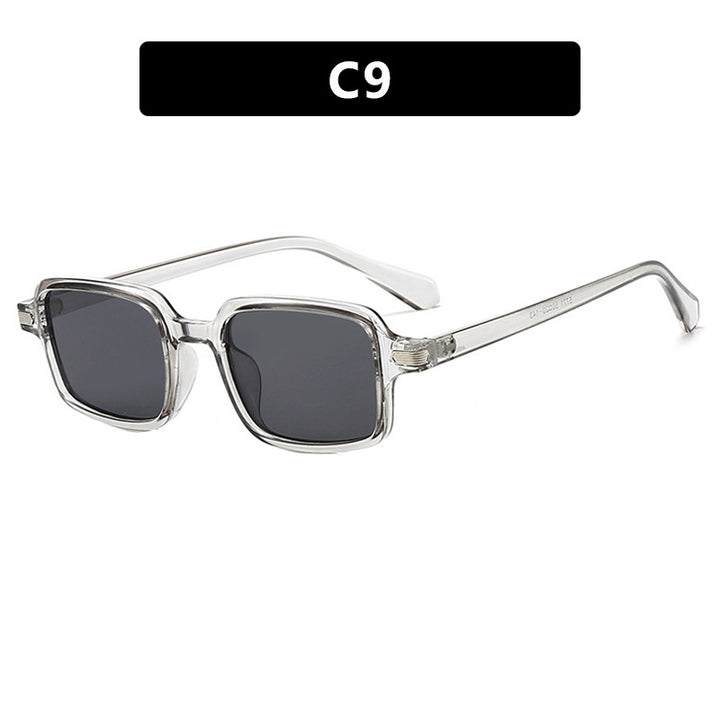 Dame kvadratisk solbrille med beskyttende UV-filter og robust ramme Skanto